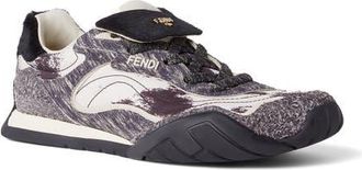 Fendi New Flow Low Top Sneaker in F1Ty6 Vul/Ice Grey/Ner/Pan at Nordstrom, Size 7.5Us