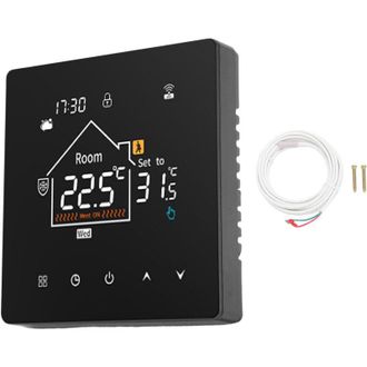 OEM Termostato Digital, Pantalla T&aacute;ctil Lcd A Color, Programable Hasta 7 D&iacute;as, Con Funci&oacute;n De Memoria De Datos, Para Hogar, Hotel, Oficina, Modelo Est&aacute;nda
