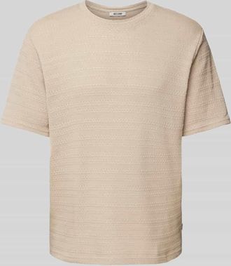 Only & Sons T-Shirt mit Lochstickerei Modell GIVO in Beige, Gr&ouml;&szlig;e XXL