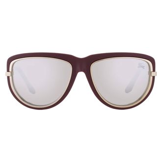 Burberry Light Grey Mirror Silver Pilot Unisex Sunglasses BE4466U 41896G