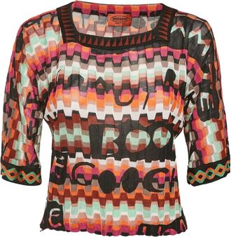 Missoni Top met zigzagpatroon - Bruin