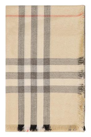 Burberry Wool And Silk Scarf