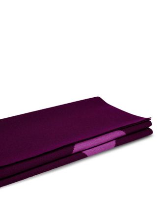 Pinko Sciarpa in lana con logo - Rosso