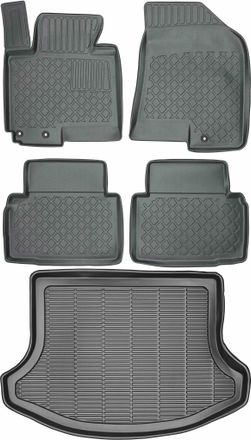 OEM Juego De Alfombrillas Para Coche Y Maletero Para Kia Sportage Iii Suv (2010-2016)