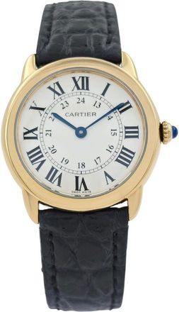 Cartier Pre-owned Cartier Ronde Solo De Cartier Silvered opalined Dial Ladies Watch W6700355