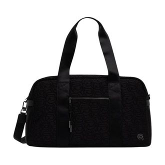 Karl Lagerfeld Ikon Reistas - Heren - Weekendtassen - Zwart - ONE Size - Polyester - Tassen