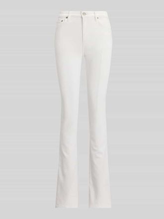 Lauren Ralph Lauren Slim Fit Bootcut Jeans aus Baumwoll-Mix in Weiss, Gr&ouml;&szlig;e 36