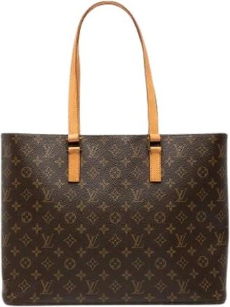 Louis Vuitton Pre-owned Tote Bags, female, Brown, Size: ONE SIZE Pre-owned The Luco Tote Bag