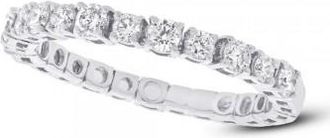 Allurez 0.61ct 14k White Gold Diamond Ladys Band