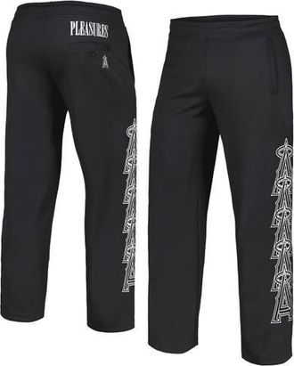 Pleasures Mens PLEASURES Black Los Angeles Angels Pitcher Track Pants at Nordstrom, Size Small