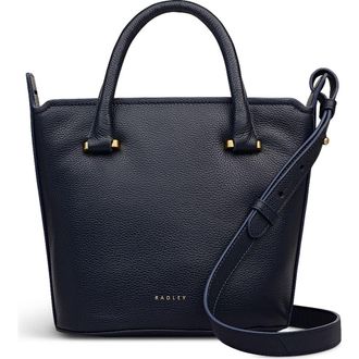 Radley London Golbourne Road Small Ziptop Satchel Bag in Ink at Nordstrom