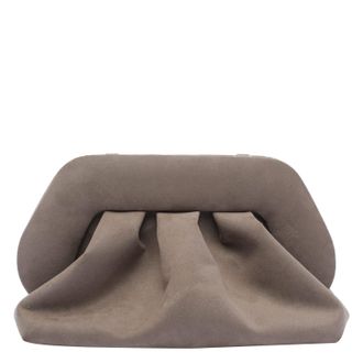 Themoirè Tia Suede Clutch