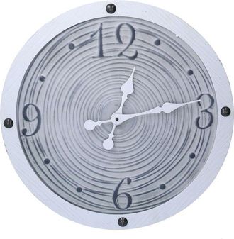 Vacchetti Reloj De Madera Con Borde Blanco Cm&oslash;50x3