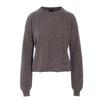 Bitte Kai Rand Cashmere Knit Blouse - Dames - Cashmere truien - Grijs - XL - Kasjmier - Truien & Vesten