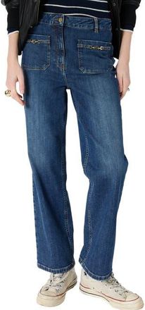 Gerard Darel Arlina Monogram Pocket Detail Jeans at Nordstrom, Size 12