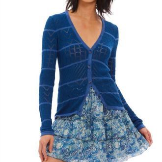 Allison New York Gloria Cardigan In Navy