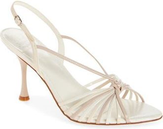 Jeffrey Campbell Galaxia Slingback Sandal in Cream Combo at Nordstrom, Size 9.5
