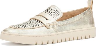 Vionic Uptown Perf Womens Shoes Gold Leather : 6.5 M