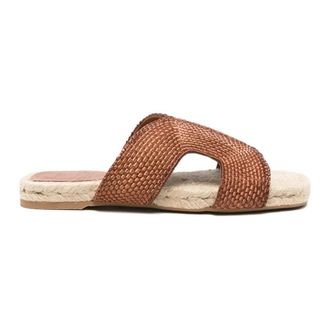 Castaner Sliders, female, Brown, Size: 11 US Pura Flat Sandal