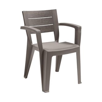 Dmora Dmora - Sillas De Jard&iacute;n Camogli, Silla De Jardin, Asiento Exterior Multiusos, Banco De Jard&iacute;n, Made In Italy, 60x58 H79 Cm, T&oacute;rtola