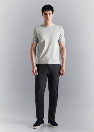 Mango T-shirt maglia comfort stretch grigio ghiaccio - Uomo - XXL - MANGO MAN