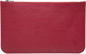 Louis Vuitton Pouch Neverfull in pelle &Eacute;pi 2016 - Rosso
