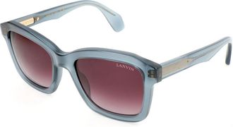 Lanvin SLN725 844X Womens Sunglasses Green Size 52