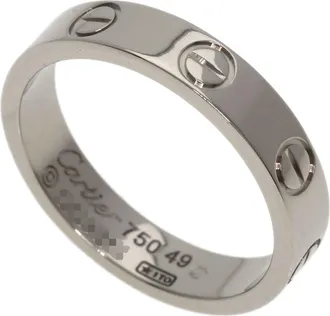 Cartier White Gold (18K) Band Ring (Pre-Owned)
