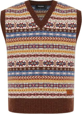 Dsquared2 Hombre, Jerseys, Marrón, Talla: M