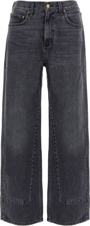 B Sides Marcel Culotte-Jeans mit B-Seiten