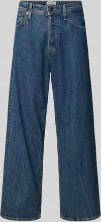 Jack & Jones Jack & Jones Baggy Fit Jeans mit 5-Pocket-Design Modell ALEX in Dunkelblau, Größe 28/32