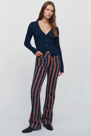 Wrangler Rainbow Mid Rise Flare Jeans