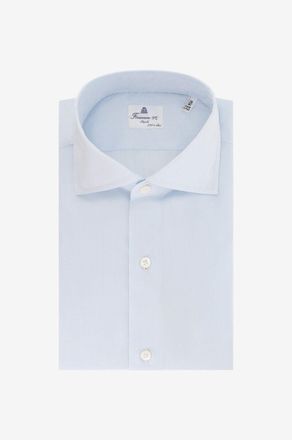 Finamore Lang&auml;rmeliges Hemd aus Baumwolle