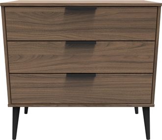 Welcome Furniture Helsinki Ready Assembled 3 Drawer Chest in Carini Walnut - Welcome Furniture | TJ Hughes