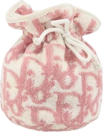 Dior Pre-owned Vintage Canvas Pouch - Dames - Vintage Tas - Roze - ONE Size - Vintage