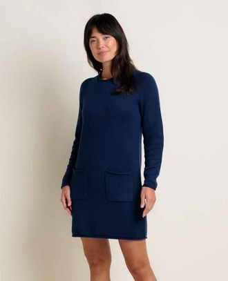 Toad & Co Alpineglo Sweater Dress in True Navy at Nordstrom, Size X-Small