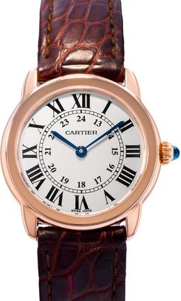 Cartier Pre-owned Cartier Ronde Solo Quartz Silver Dial Ladies Watch W6701007