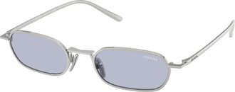 Prada PR D58S 1BC30X Womens Sunglasses Silver Size 51