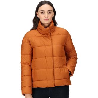 Regatta Womens Raegan Baffled Quilted Jackets, CopperAlmond, 16 UK