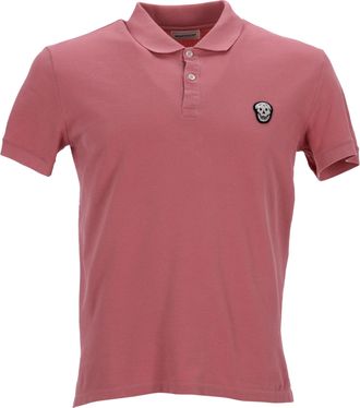 Alexander McQueen Alexander McQueen Pre-owned Mens Skull Polo Shirt in Pink Cotton - Rose - Size IT 50 (Mens)