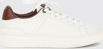 Balmain Sneakers B-Court in pelle liscia con logo stampato