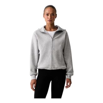 Under Armour Unstoppable Fleece Jas - Dames - Sportshirts - Grijs - M - Katoen - Fitness