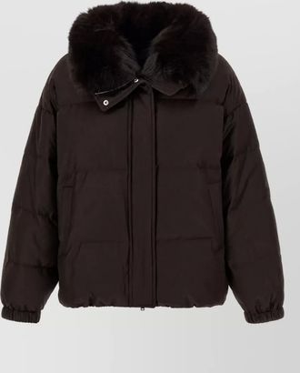 Yves Salomon down quilted puffer coat