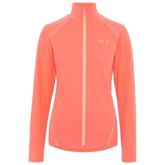 Kari Traa Kari Full Zip Fleece Sweat- & Trainingsjacke f&uuml;r Damen | rot