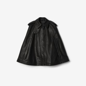 Burberry Leather Cape, Size: XS/S