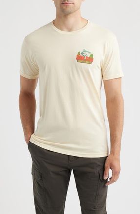 Dark Seas Water Decal Graphic T-Shirt in Cream at Nordstrom, Size Xx-Large