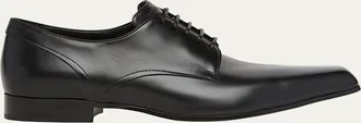 Alexander McQueen Mens Artie Leather Derby Shoes