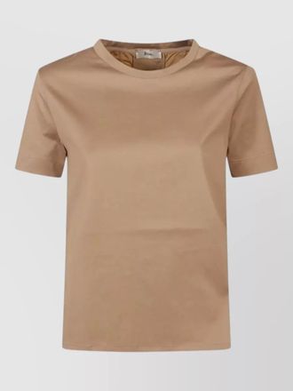 Herno drawstring cotton jersey crew neck t shirt