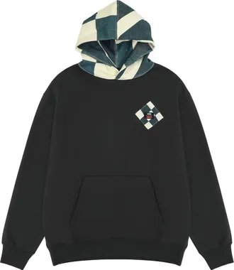 Vans x Rokit Durham Pullover Hoodie Black Grey VN0005X86RJ