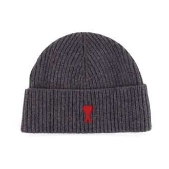 Ami Beanies, male, Gray, Size: ONE SIZE De Coeur Beanie